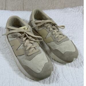New Balance Women 237 Cream Sneakers Size 8 Lace Up Retro Running Casual Shoe